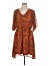 Eyeshadow Paisley Orange Casual Dress Size L - photo 1