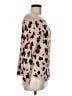 Chico's 100% Rayon Animal Print Pink Pullover Sweater Size Med Petite (1) - photo 4