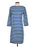Gap Stripes Blue Casual Dress Size S - photo 2