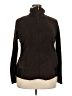 AK Anne Klein 100% Polyester Brown Track Jacket Size 2X - photo 1
