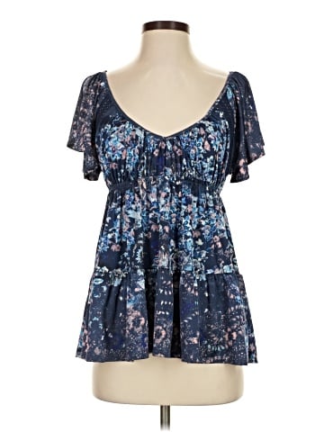 Free People Short Sleeve Blouse (view 1)