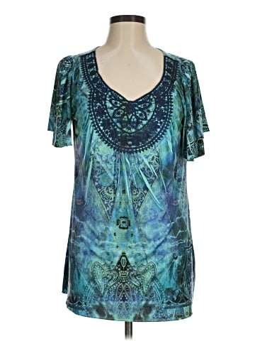 One World Short Sleeve Blouse (view 1)
