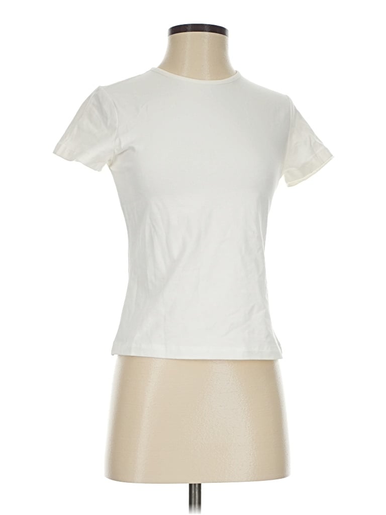 Pre-owned Dazy Short Sleeve T-shirt In Ivory