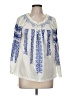 CJ Laing 100% Cotton White Long Sleeve Blouse Size M - photo 1