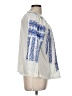 CJ Laing 100% Cotton White Long Sleeve Blouse Size M - photo 4