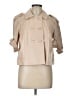 Bebe 100% Leather Tan Trenchcoat Size L - photo 1