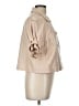 Bebe 100% Leather Tan Trenchcoat Size L - photo 4