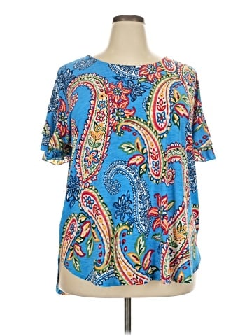 Perfectly Priscilla Short Sleeve Blouse (view 1)