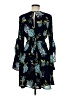 Maurices 100% Polyester Floral Blue Cocktail Dress Size M - photo 2