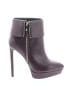 Just Fab Burgundy Ankle Boots Size 6 1/2 - photo 1
