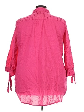 Intro 3/4 Sleeve Button-Down Shirt (view 2)