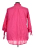 Intro 100% Cotton Pink 3/4 Sleeve Button-Down Shirt Size 3X - photo 2