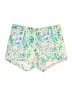 Lilly Pulitzer 100% Cotton Print Green Shorts Size 9 - photo 1