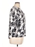 Monday Fun 100% Rayon Floral Silver 3/4 Sleeve Blouse Size 1X - photo 4