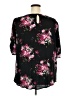Torrid Black 3/4 Sleeve Blouse Size 3X Plus (3) - photo 2
