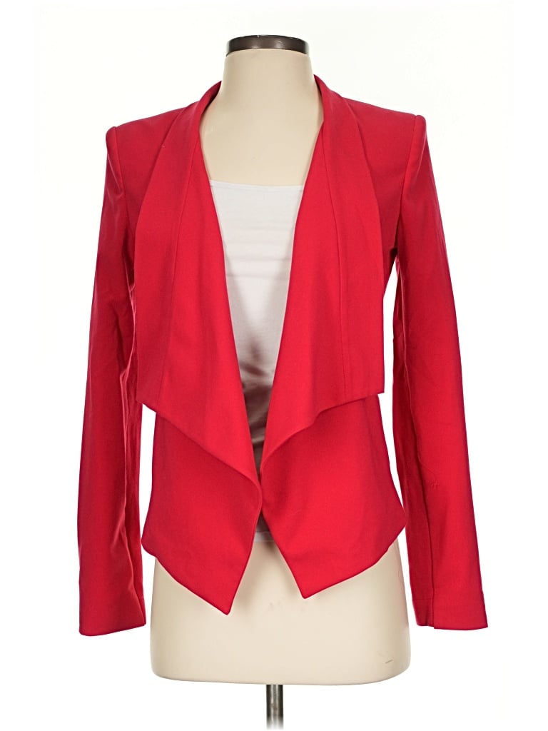 Pre-owned Bcbgmaxazria Blazer Jacket In Red