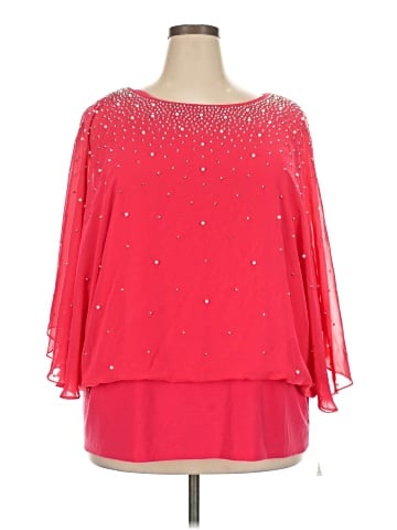 Alex Evenings 3/4 Sleeve T-Shirt (view 1)