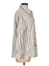 HOTOUCH Stripes Ivory Long Sleeve Button-Down Shirt Size L - photo 4