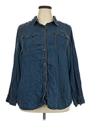 Cato Long Sleeve Button-Down Shirt (view 1)