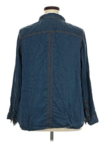 Cato Long Sleeve Button-Down Shirt (view 2)