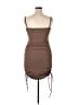 Shein Solid Brown Cocktail Dress Size XL - photo 2