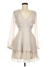 Japna 100% Polyester Ivory Cocktail Dress Size M - photo 1