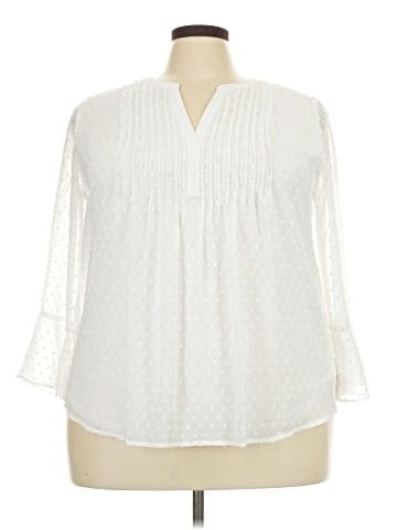 Style&Co 3/4 Sleeve Blouse (view 1)