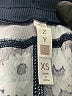 Cozy Casuals Floral Blue Casual Pants Size XS - photo 7