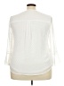 Style&Co Ivory White 3/4 Sleeve Blouse Size XXL - photo 2