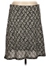 Margaret M Chevron-herringbone Silver Casual Skirt Size M - photo 1