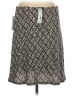 Margaret M Chevron-herringbone Silver Casual Skirt Size M - photo 2