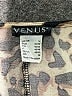 Venus Animal Print Brown Short Sleeve Blouse Size M - photo 7