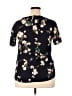 ING Black Short Sleeve Blouse Size 2X - photo 2