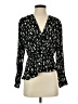 Astr 100% Polyester Black Long Sleeve Blouse Size XS - photo 1