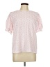 Dokotoo 100% Polyester Pink Short Sleeve Blouse Size L - photo 1