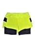 Athleta Color Block Yellow Green Athletic Shorts Size M - photo 1