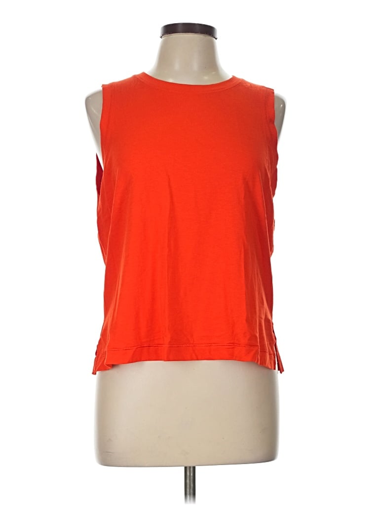 Pre-owned Spanx Sleeveless T-shirt In Orange