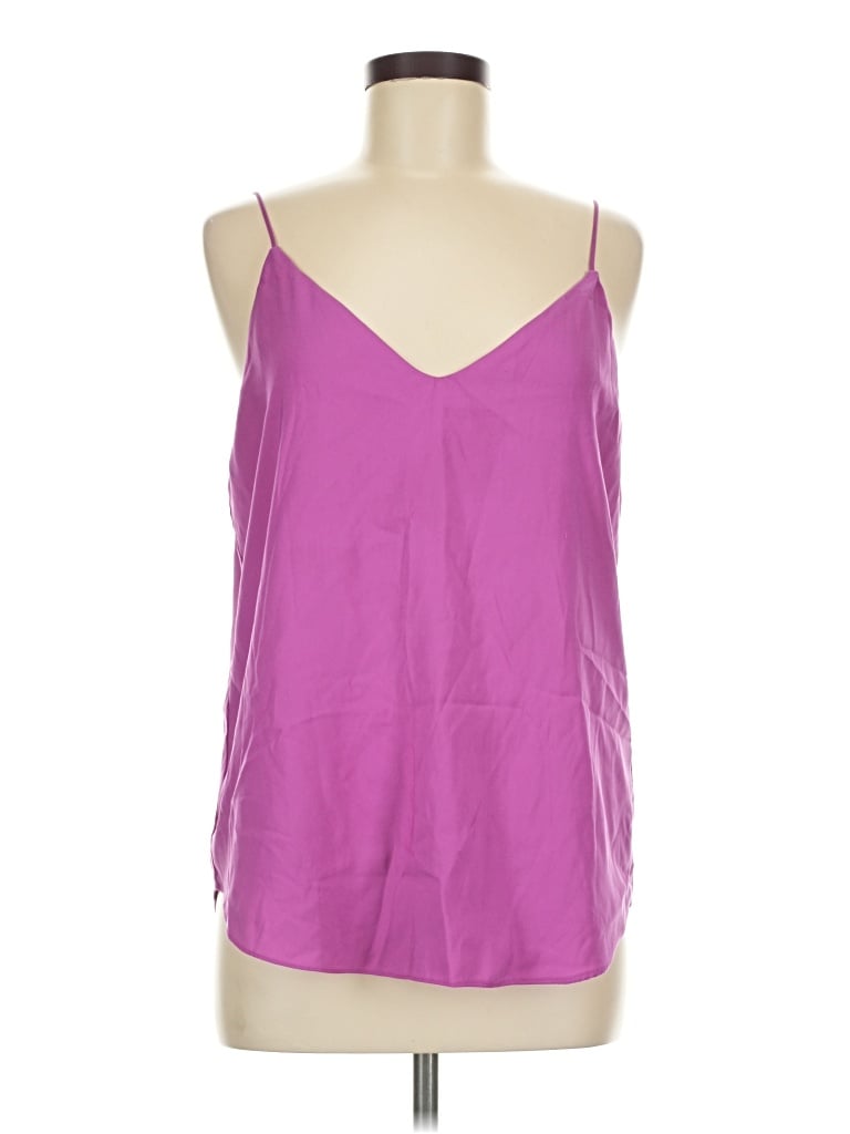 Pre-owned Express Sleeveless Blouse In Purple
