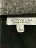 Active USA Black Short Sleeve Top Size L - photo 7