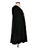 Buttons Solid Black Casual Dress Size S - photo 4