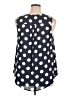 Pixley 100% Polyester Polka Dots Blue Sleeveless Blouse Size 1X - photo 2