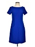 Eliza J Solid Blue Casual Dress Size 2 - photo 1