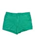 Lila Ryan Solid Green Shorts Size 14 - photo 1