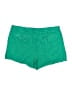 Lila Ryan Solid Green Shorts Size 14 - photo 2