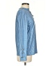 Unbranded 100% Polyester Blue Long Sleeve Blouse Size S - photo 4