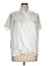 Unbranded Metallic Silver Short Sleeve Blouse Size XL - photo 1