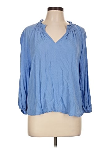 Caslon 3/4 Sleeve Blouse (view 1)