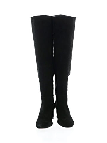 Madewell The Sylvia Over-The-Knee Boot in Suede (view 2)