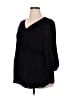 Isabel by Ingrid + Isabel 100% Polyester Black 3/4 Sleeve Blouse Size XL - photo 1