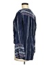 Into 100% Rayon Blue Long Sleeve Blouse Size 8 - photo 4